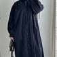 Robe chemises bouffante Noir