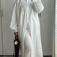 Robe chemises bouffante Blanche