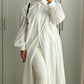 Robe chemises bouffante Blanche