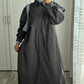 Robe chemises bouffante Gris