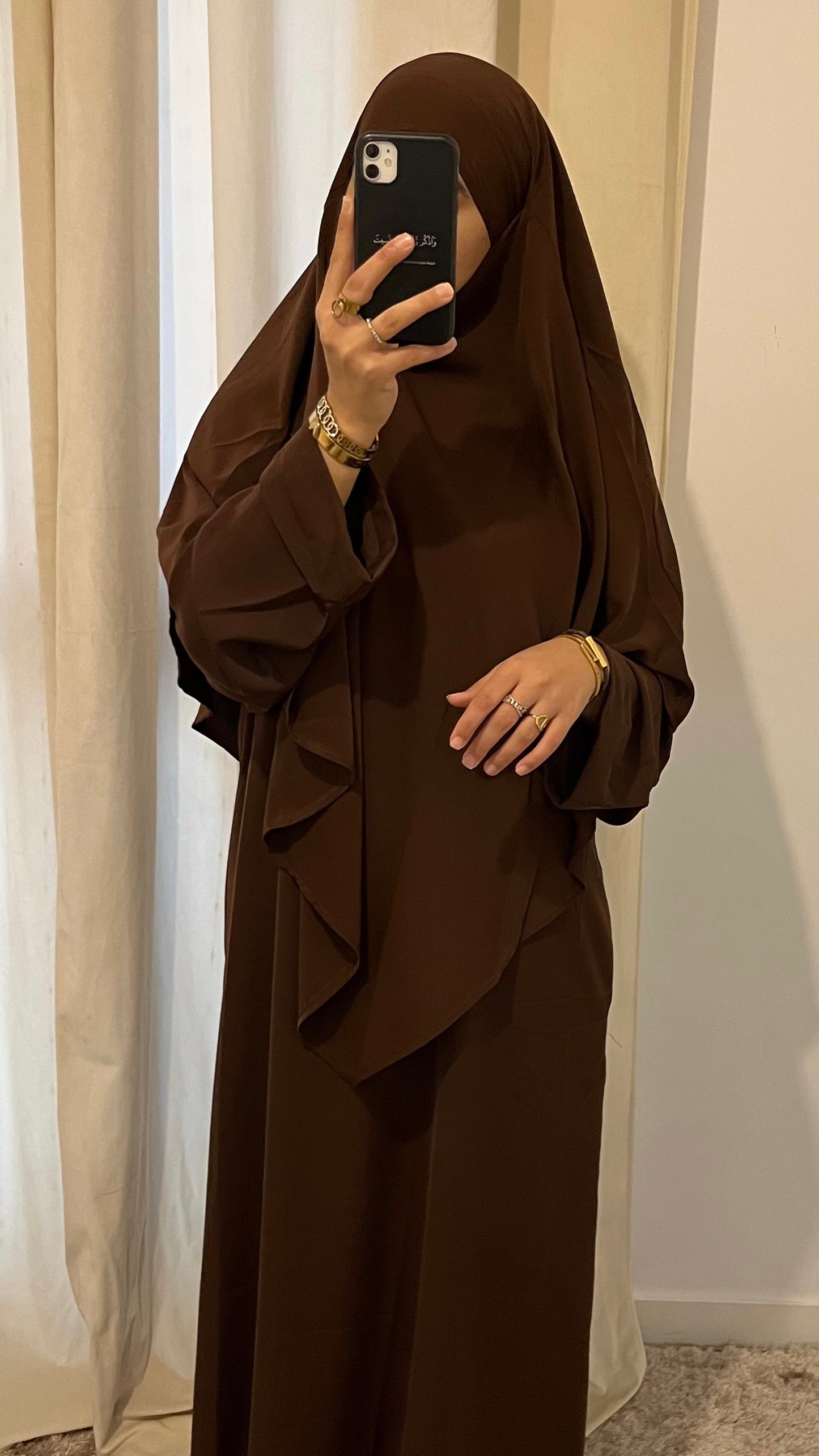 Khimar en soie de medine